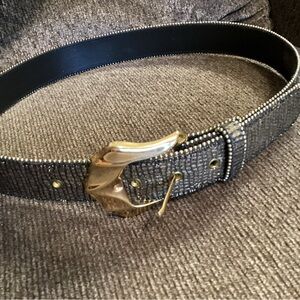 Prestige Absolutely Fresh women’s glitter gold belt, size M-L